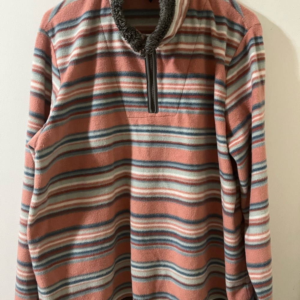 Striped Pullover Fleece